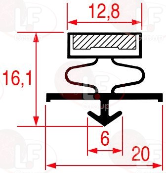 Guarnizione Ad Incastro 760X520 Mm