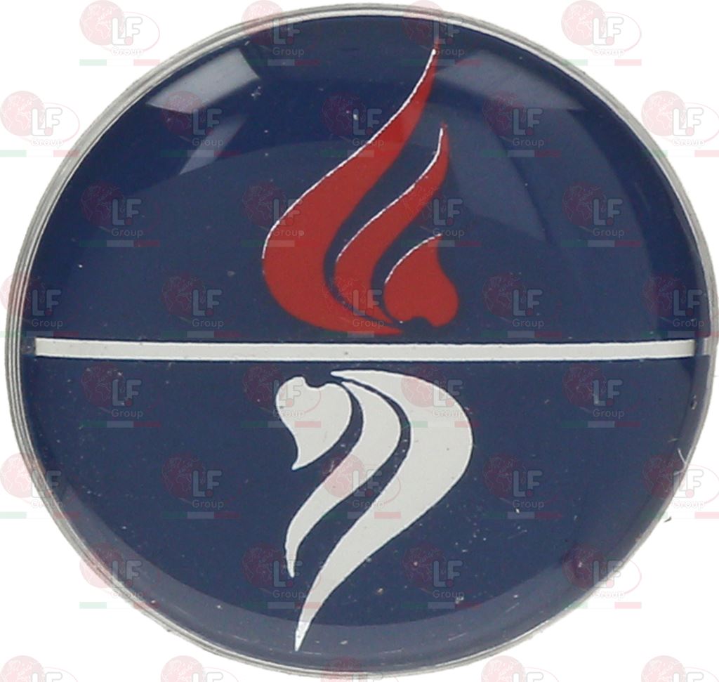 Indicator Mark Blue Flames 19 Mm