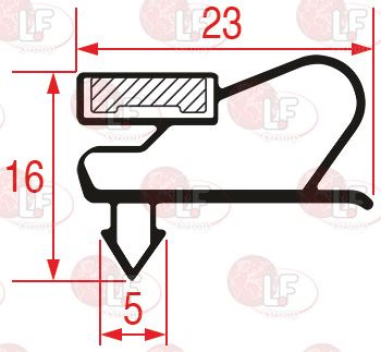 Guarnizione Ad Incastro 1536X658 Mm