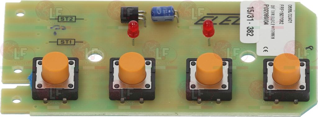 Pc Board 4 Buttons 82X40 Mm