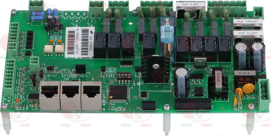Circuit Board For Relay 210X110 Mm